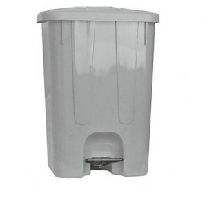 Pedallı Çöp Kovası 65 lt - Gri